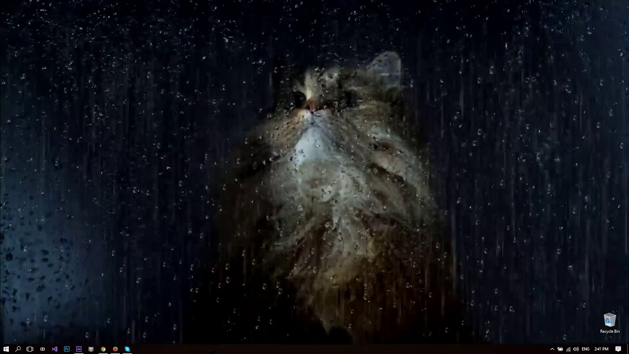 Raining Window - HD Wallpaper 