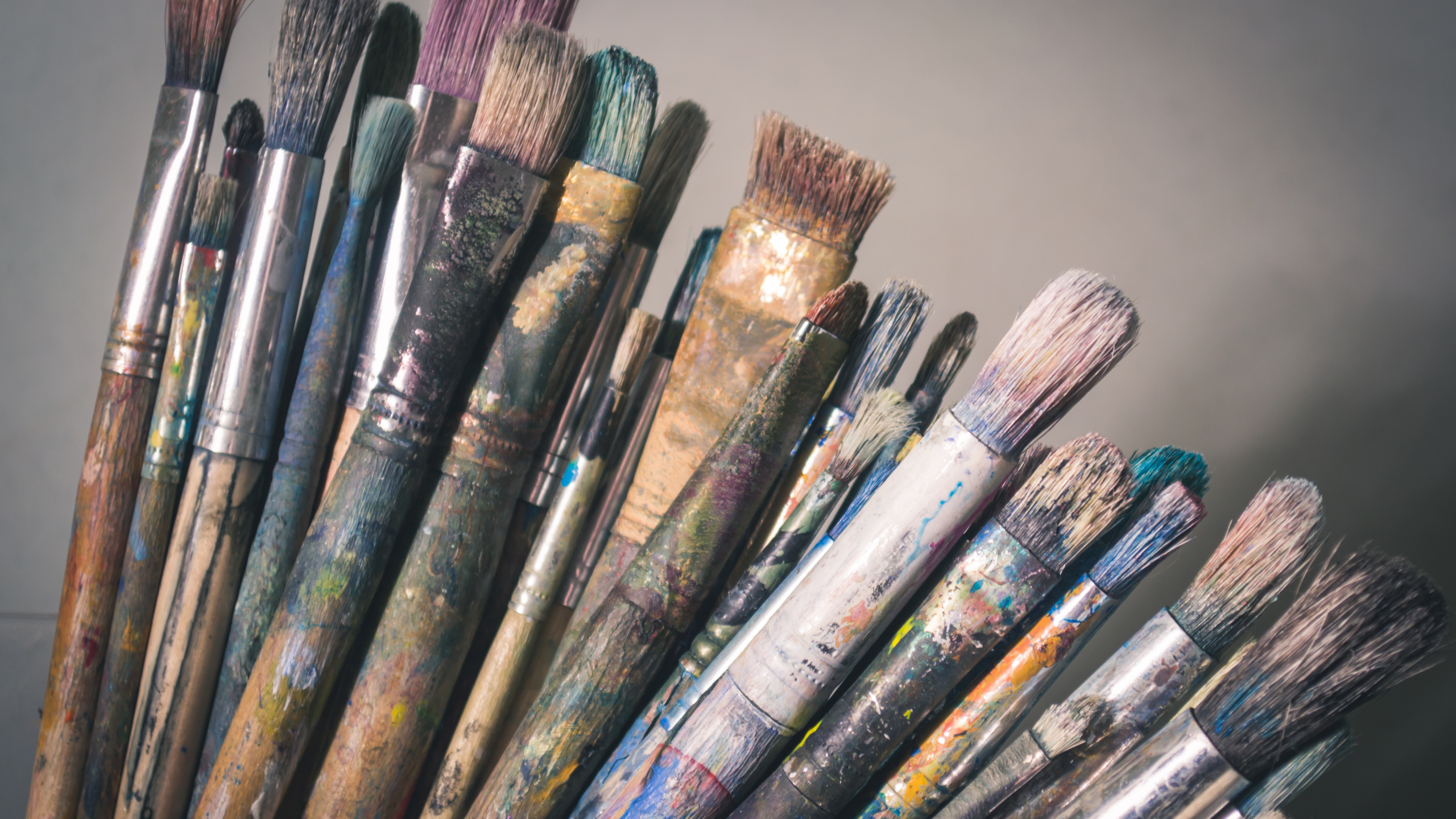 Wallpaper Of Brushes, Brushes, Paint, Spots, Artistic - Artistic Brushes - HD Wallpaper 
