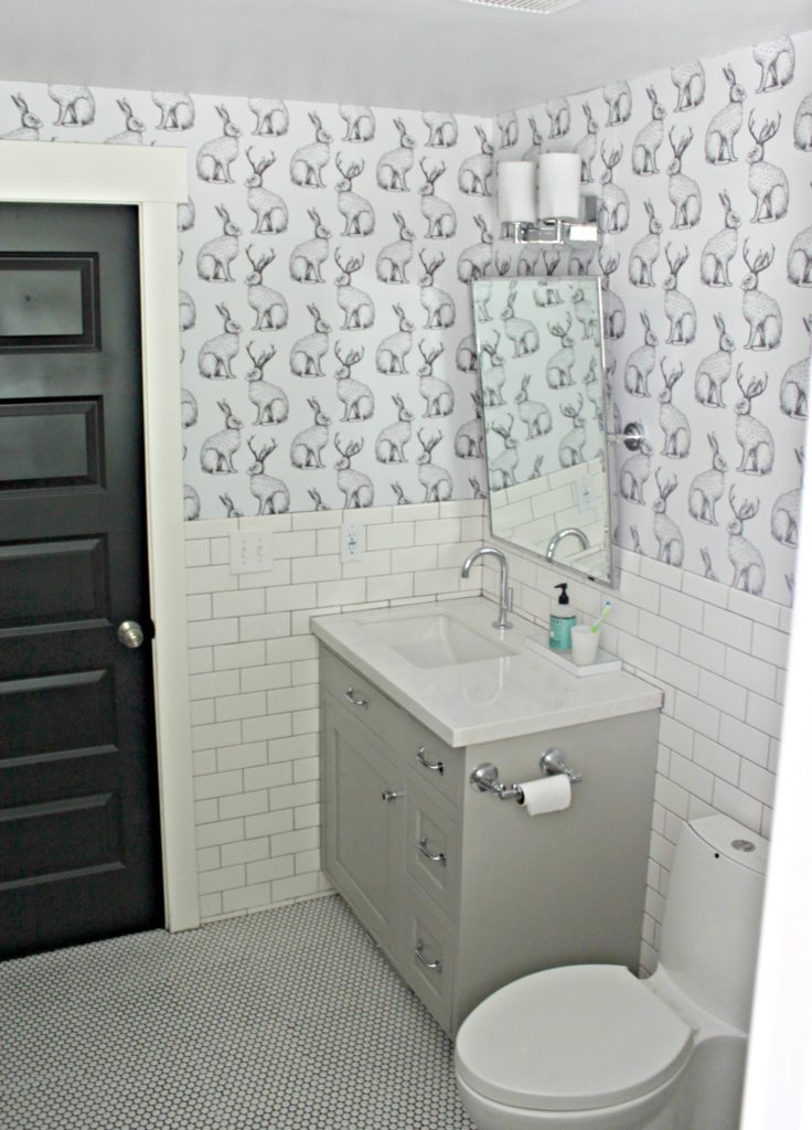 Can you wallpaper over tiles