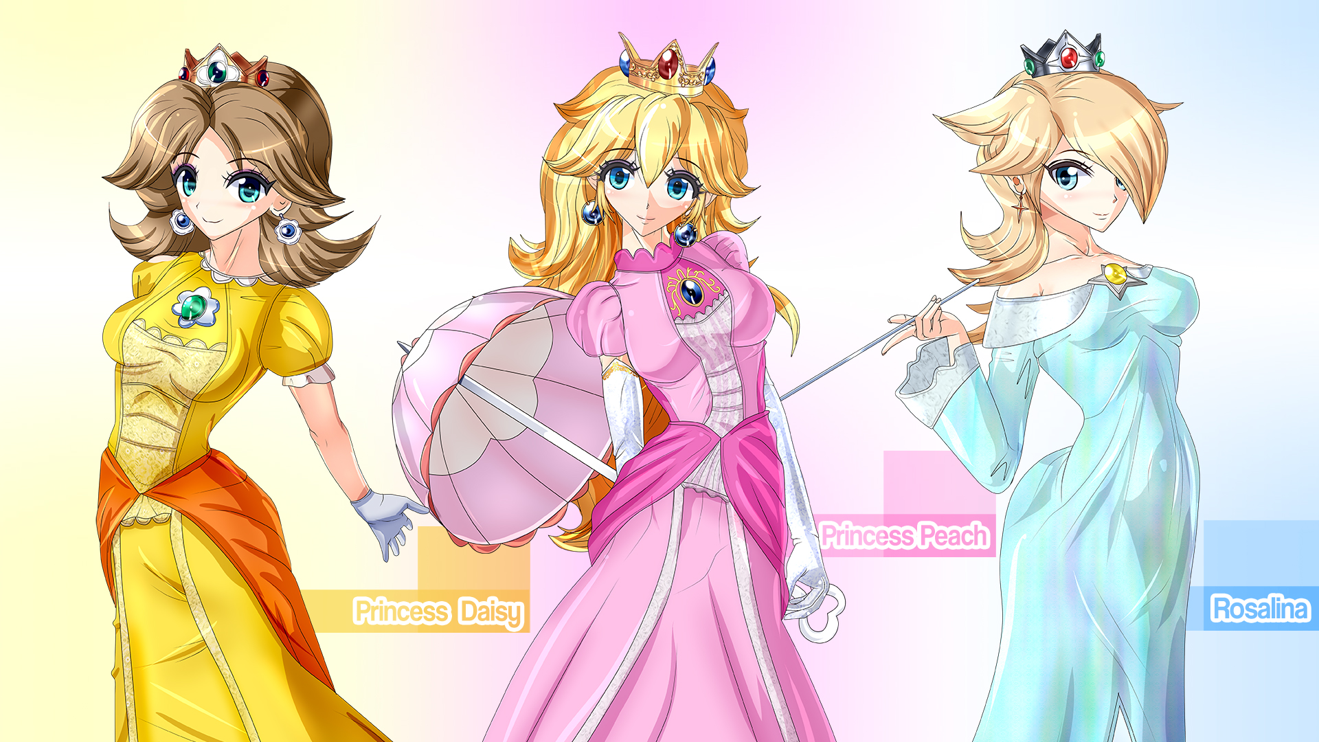 Princess Peach Wallpaper Hd - HD Wallpaper 