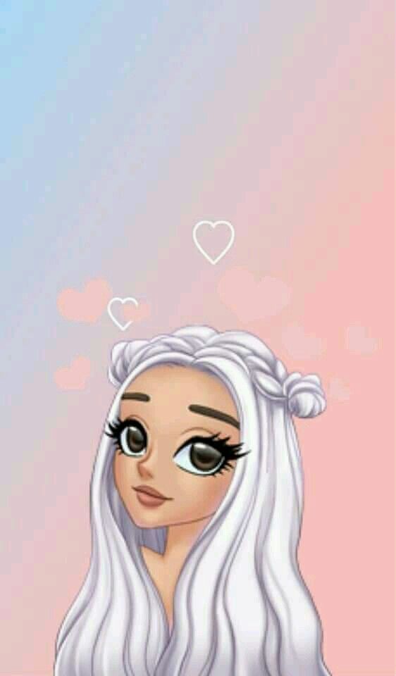 Ariana Grande Drawing Cartoon 562x960 Wallpaper Teahub Io