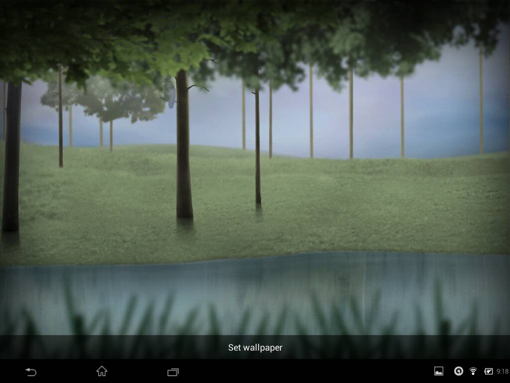 Sony Xperia Live Wallpaper Forest - 1024x768 Wallpaper 
