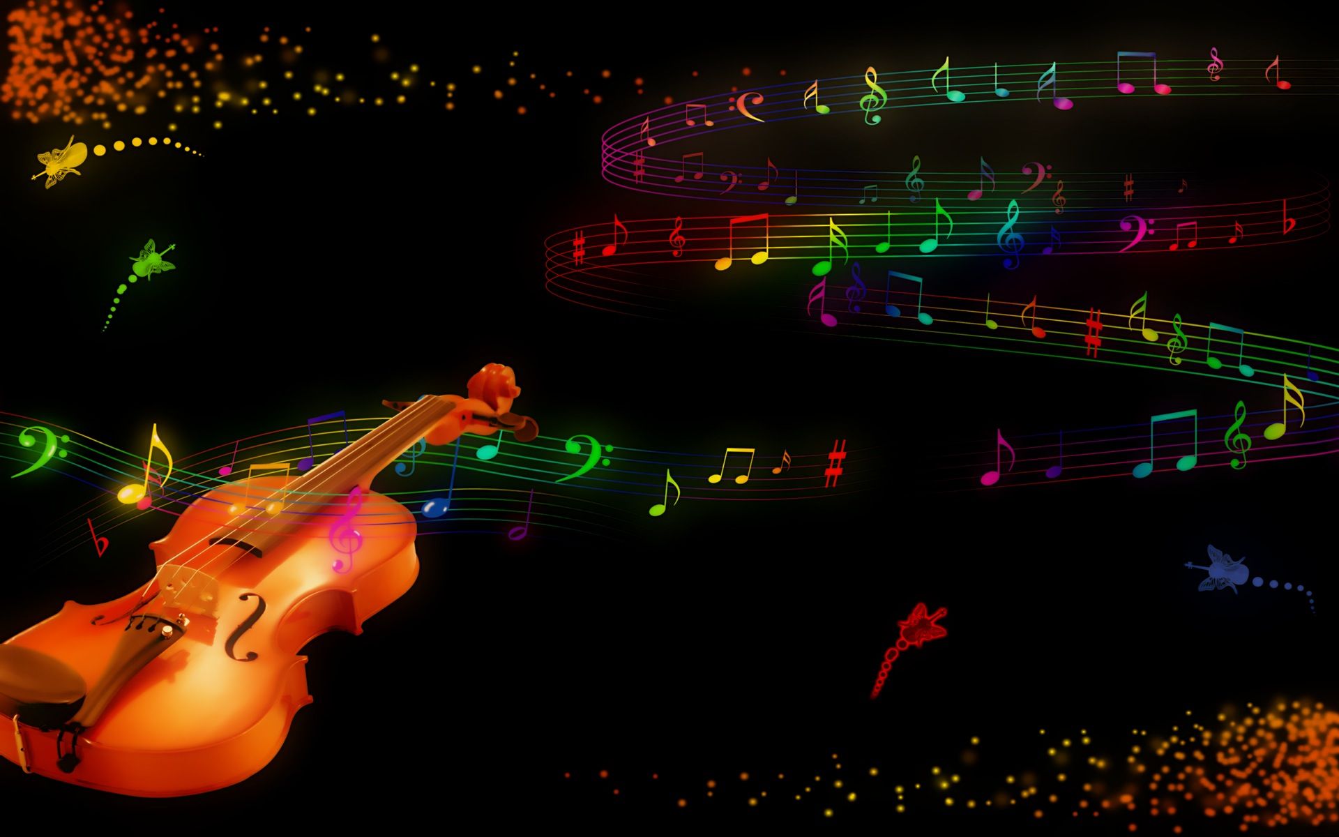 3d 0272 Wallpaper - Music Wallpaper Violin - HD Wallpaper 