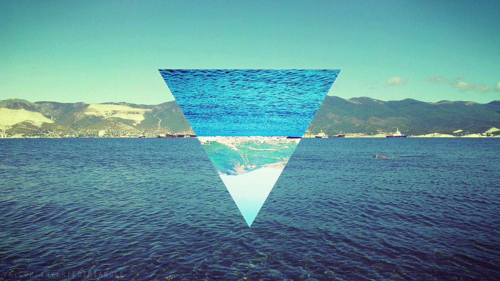 Triangle Water - HD Wallpaper 