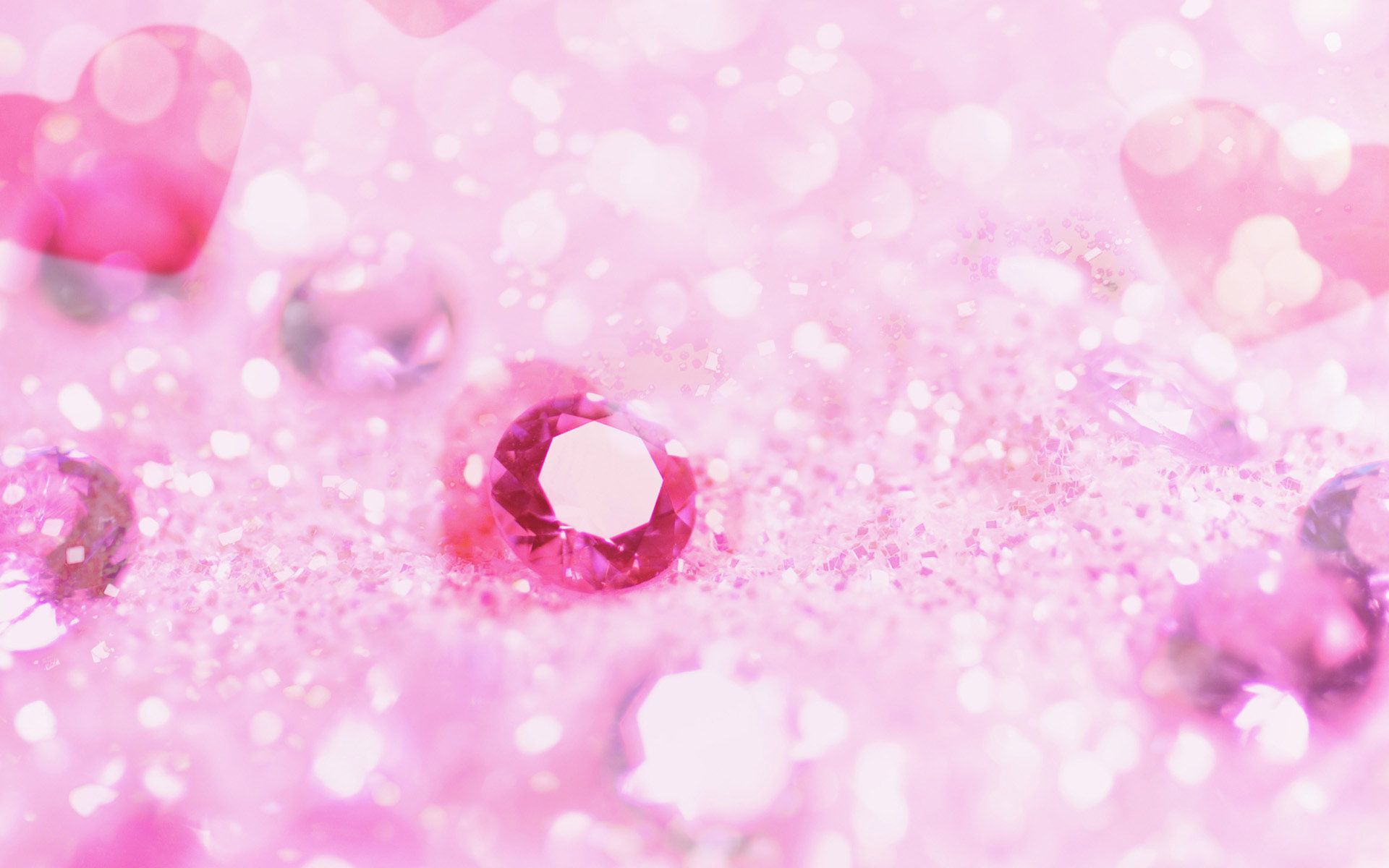 Pink Diamonds Background Hd Wallpaper - Pink Diamonds Background - HD Wallpaper 