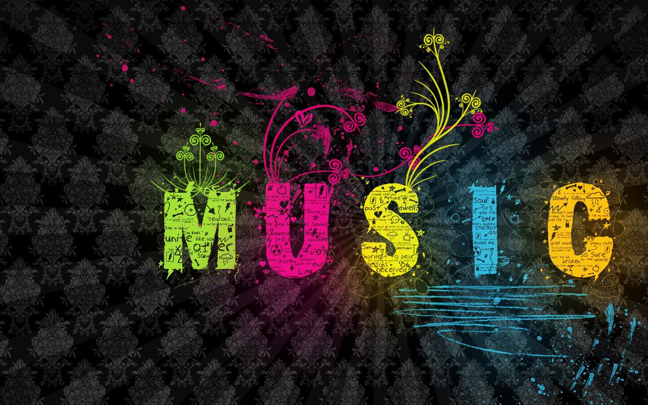 Black Music Wallpaper - Cool Music Backgrounds For Computers - HD Wallpaper 