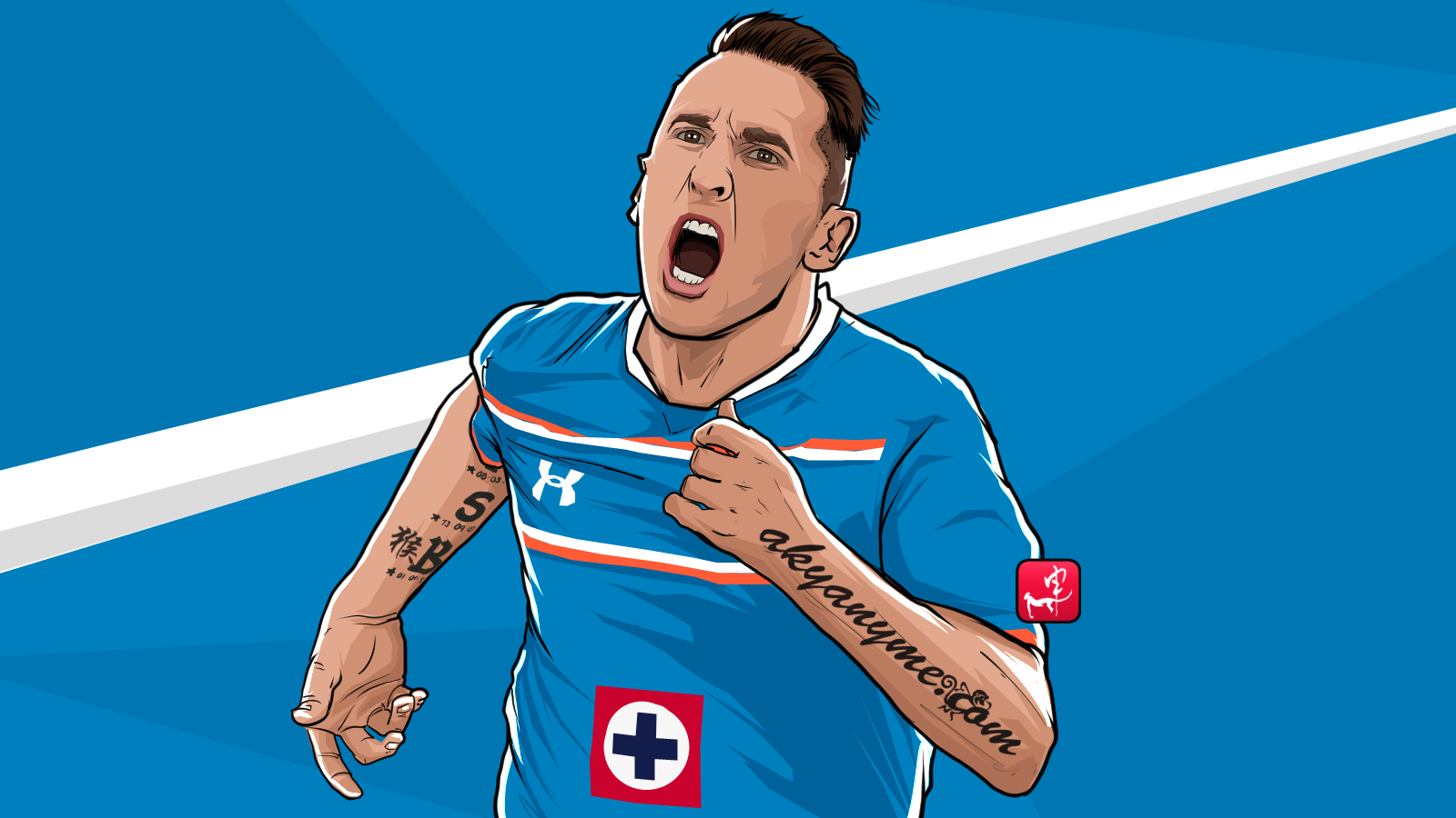 Chaco Gimenez Cruz Azul Wallpaper - Fondos De Pantalla De Chaco Gimenez - HD Wallpaper 