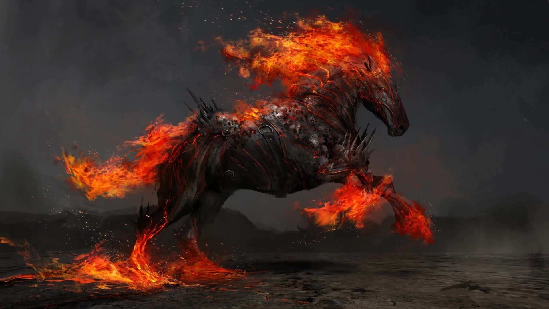 Four Horsemen Of The Apocalypse War Horse - HD Wallpaper 