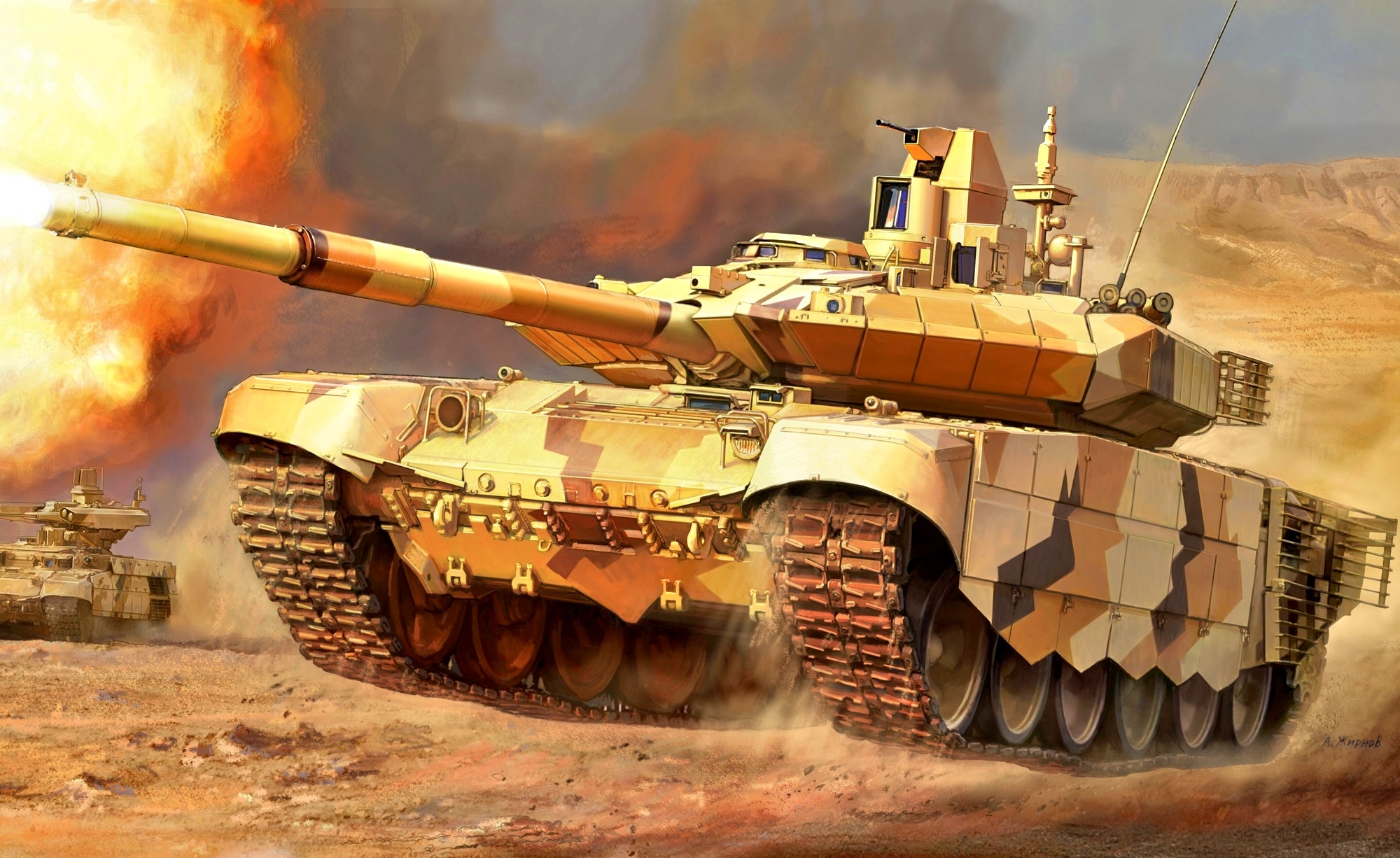 Wallpaper Of T-90, Tank, Military Background & Hd Image - T 90ms 1 35 Zvezda - HD Wallpaper 