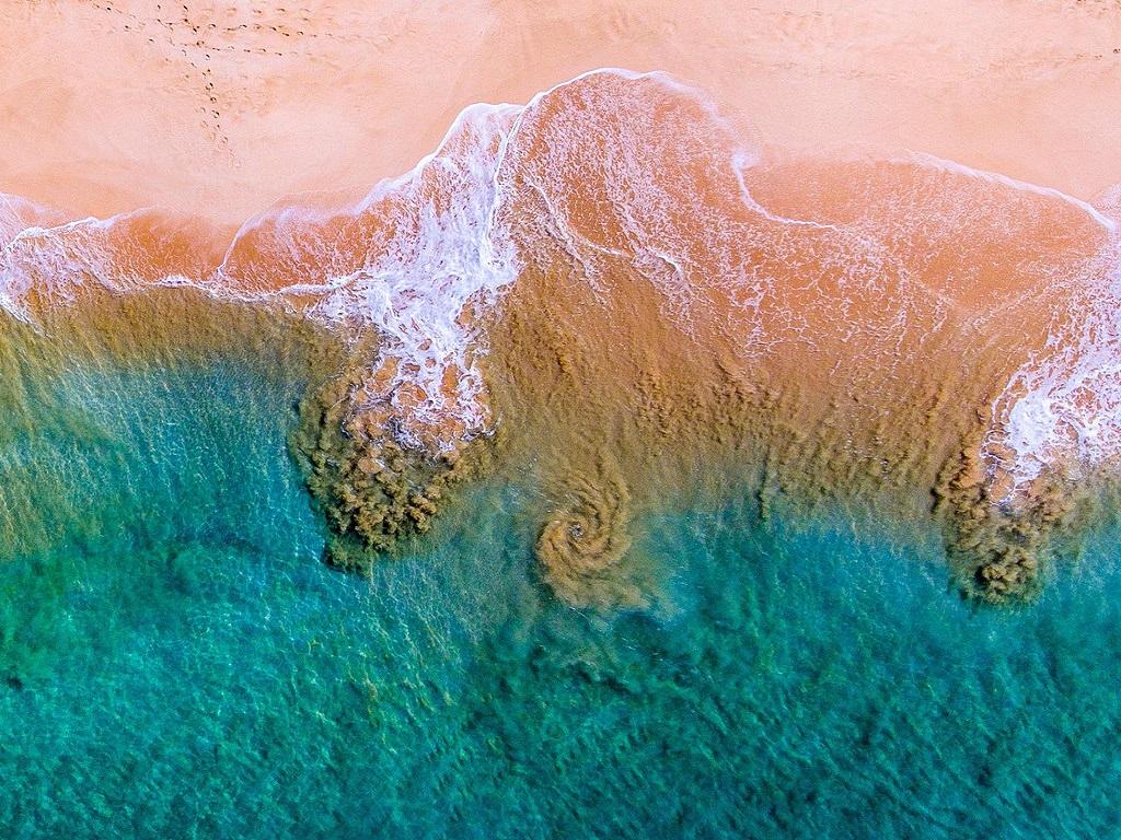 Place Where Desert And Sea Meets - HD Wallpaper 