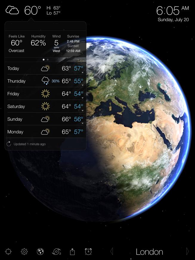 Living Earth App - HD Wallpaper 