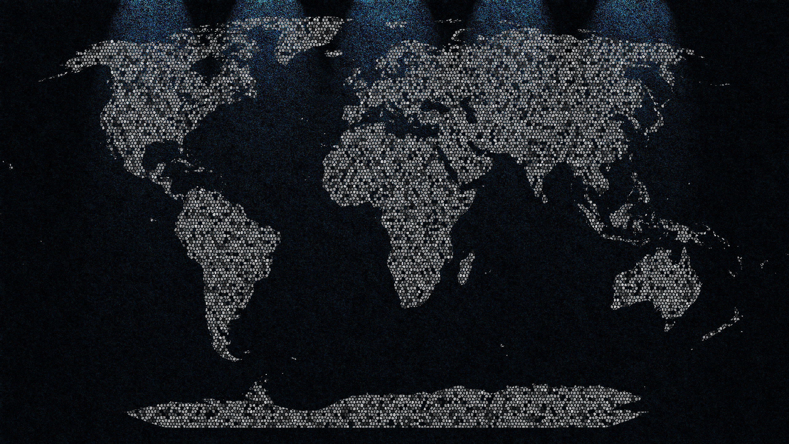 Vaporwave World Map - HD Wallpaper 