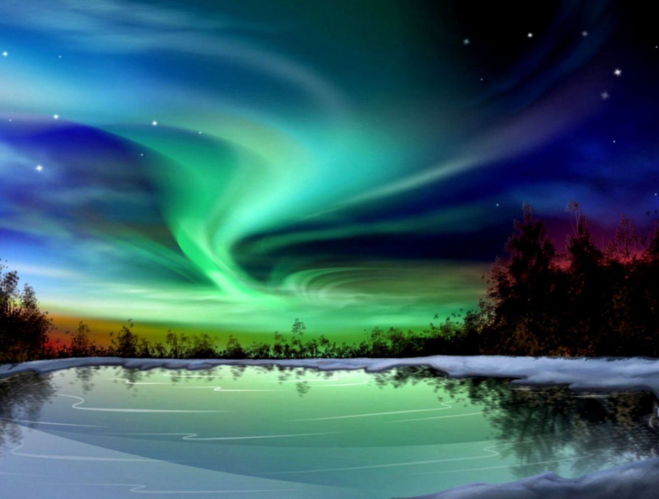 Well Liked Sorts Of Climate Stations - Northern Lights - HD Wallpaper 