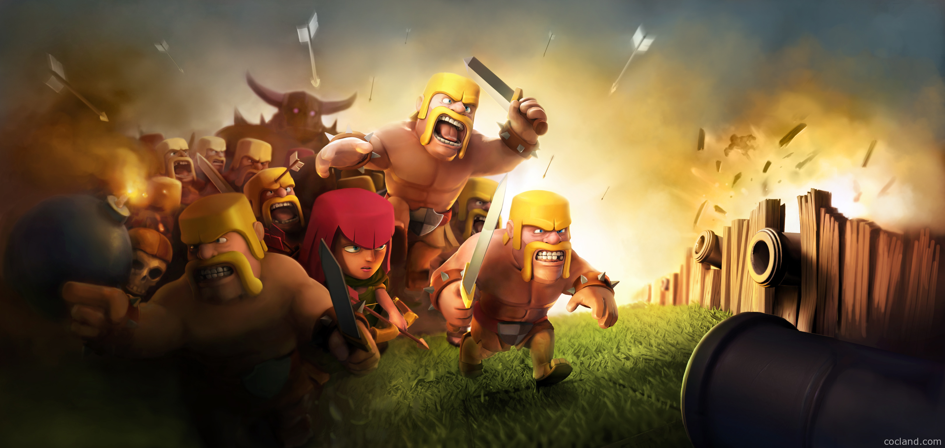Clash Of Clans Wallpaper Hd - HD Wallpaper 