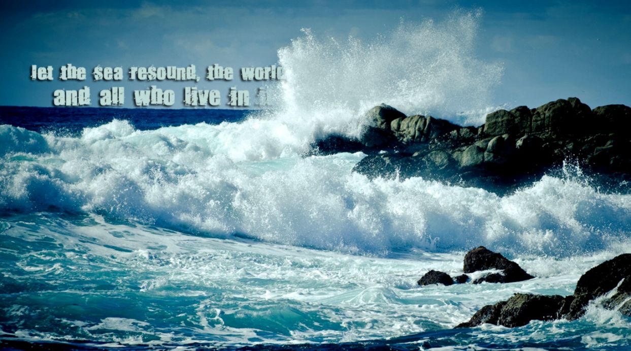 The Sea The World All Christian Wallpapers - Waves On A Shore - HD Wallpaper 
