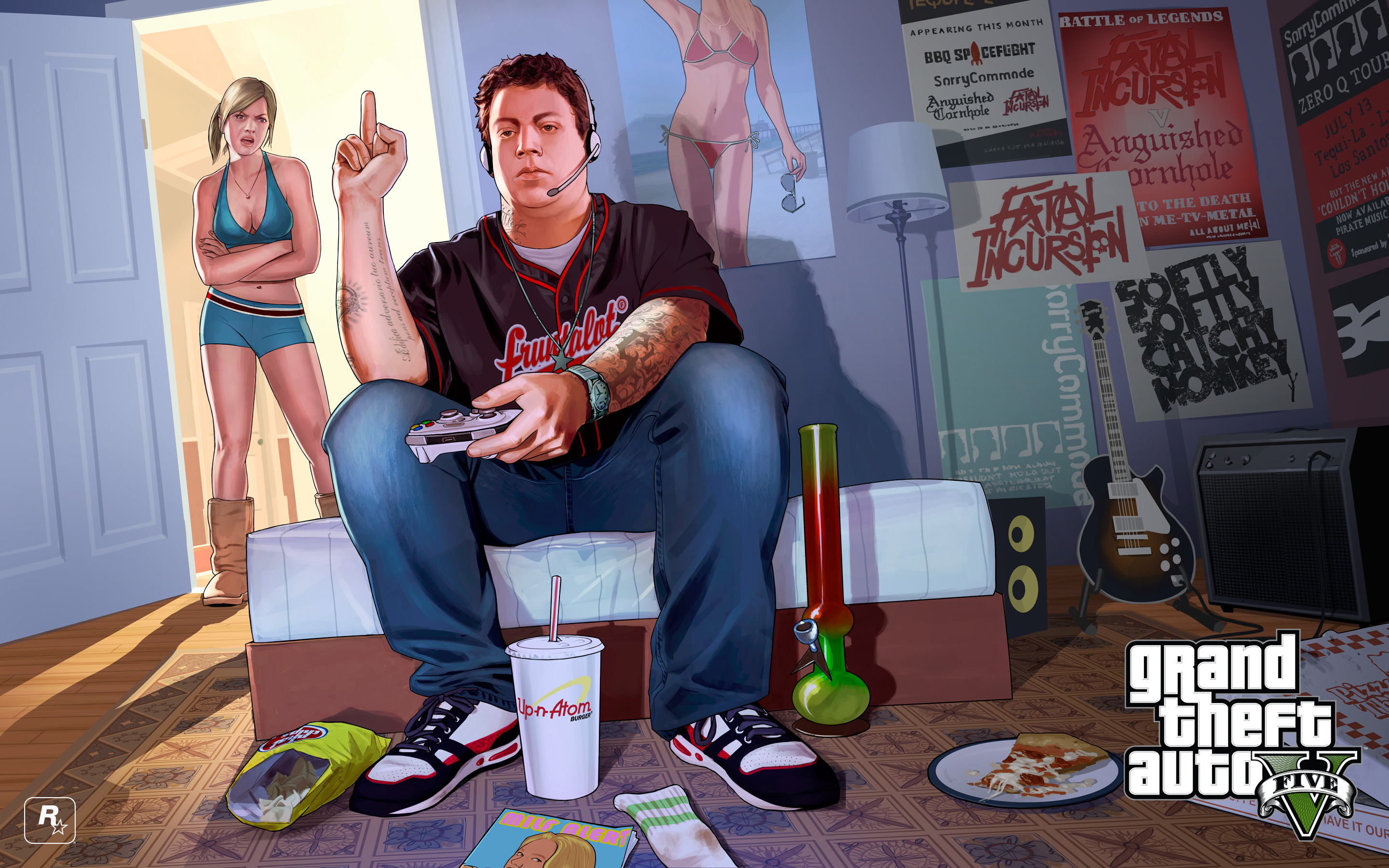 Grand Theft Auto V - HD Wallpaper 