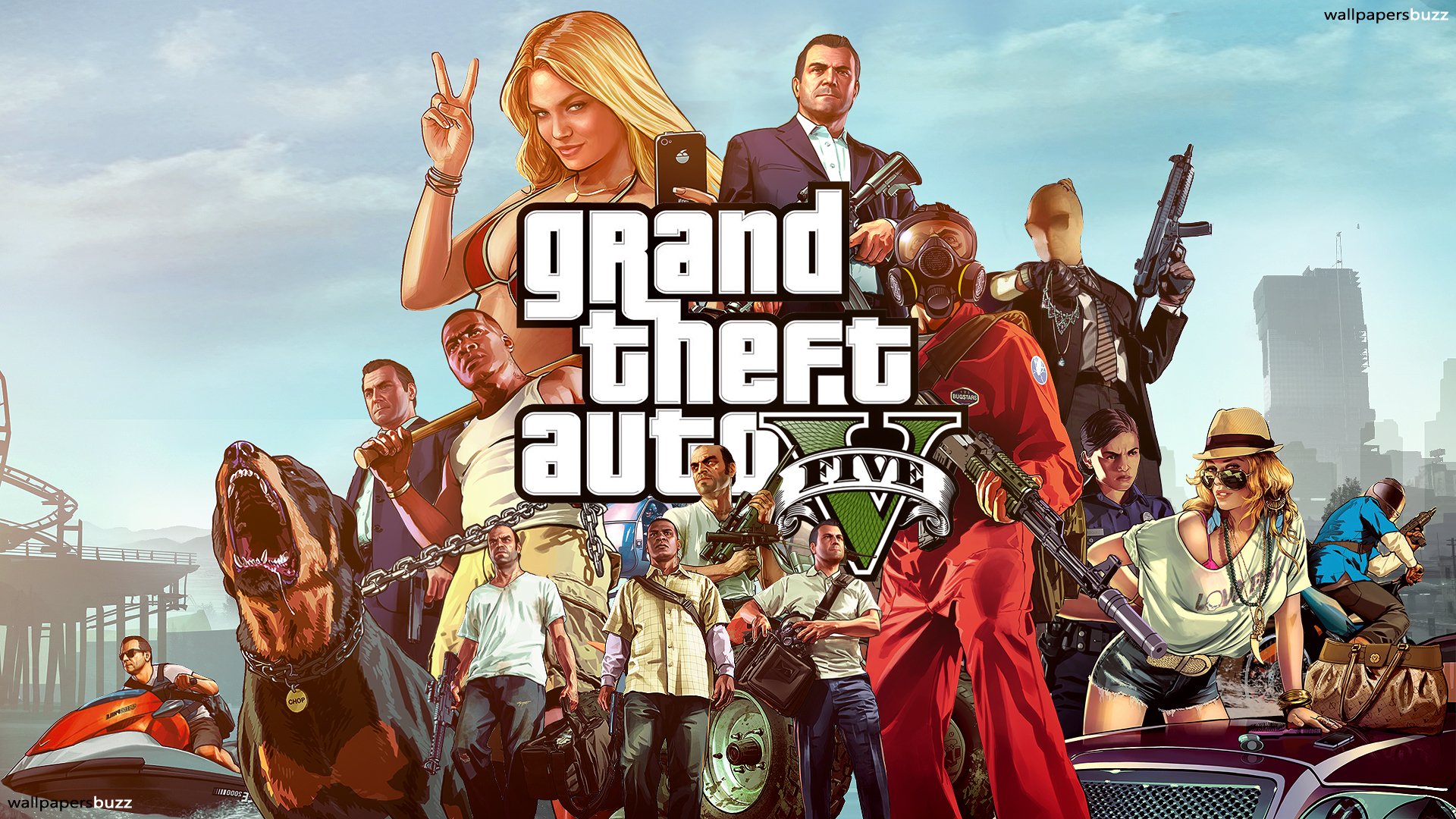 Gta 5 - HD Wallpaper 