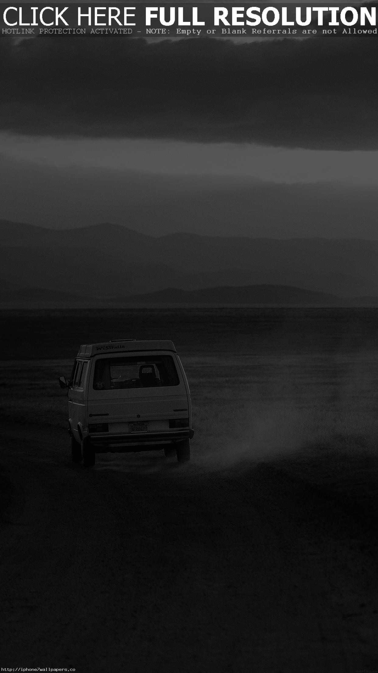 1242x2208, Desert Car Dark Bw Drive Nature Love Android - Warren Street Tube Station - HD Wallpaper 