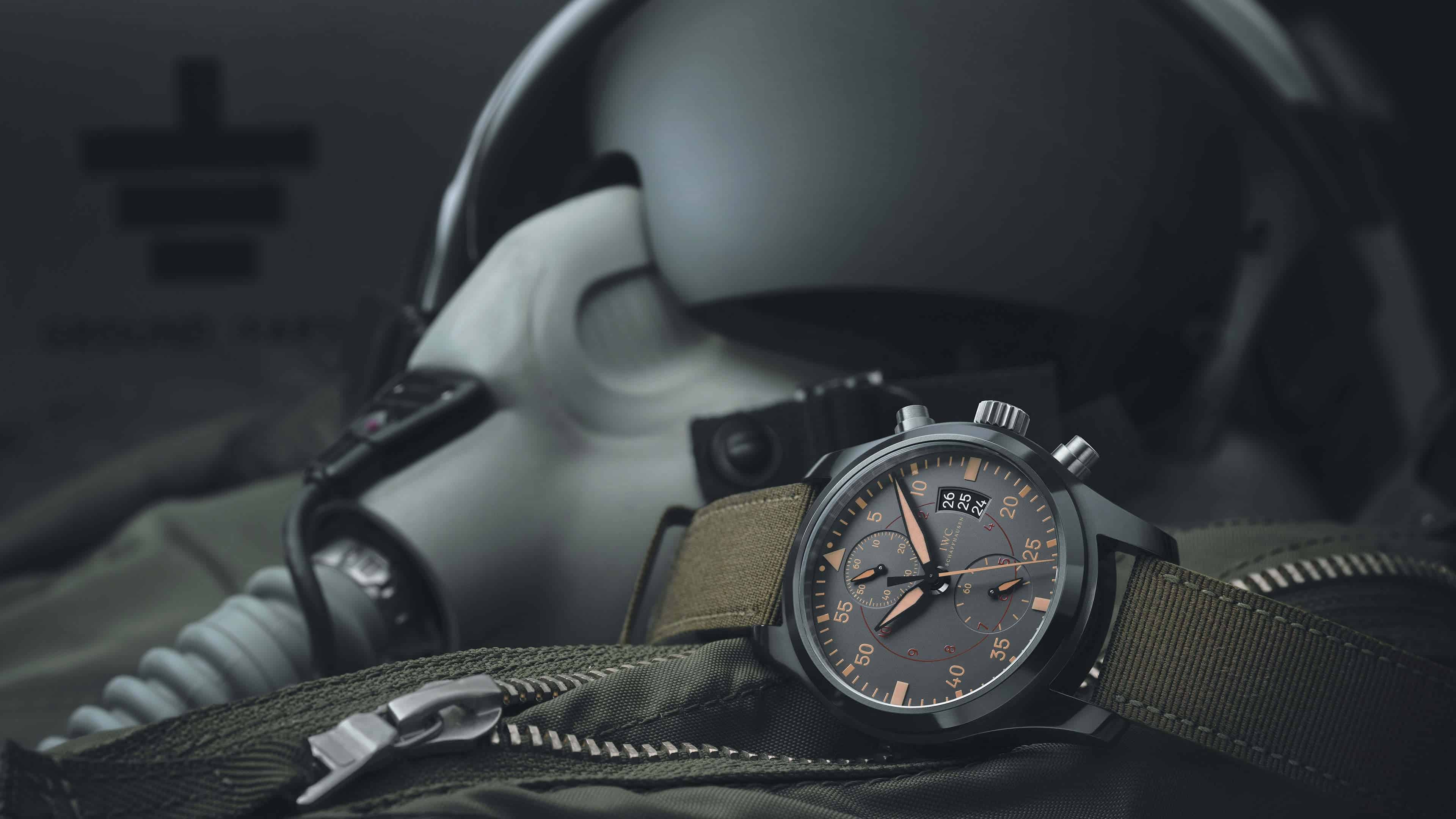 Iwc Pilot Chronograph Top Gun Miramar Watch Uhd 4k - Iwc Top Gun Miramar - HD Wallpaper 
