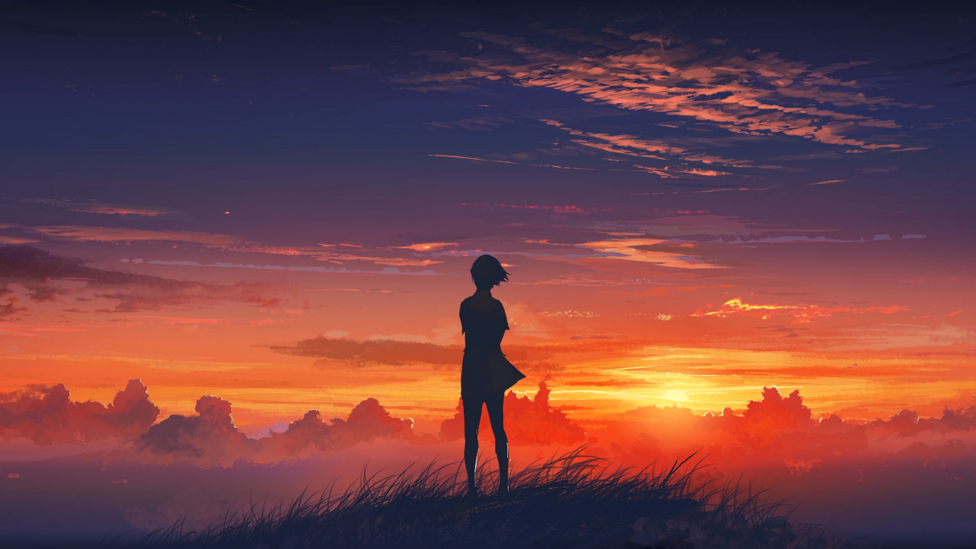 Transparent Live Wallpaper Android Apps On Google Play - Girl Looking At Sunset - HD Wallpaper 