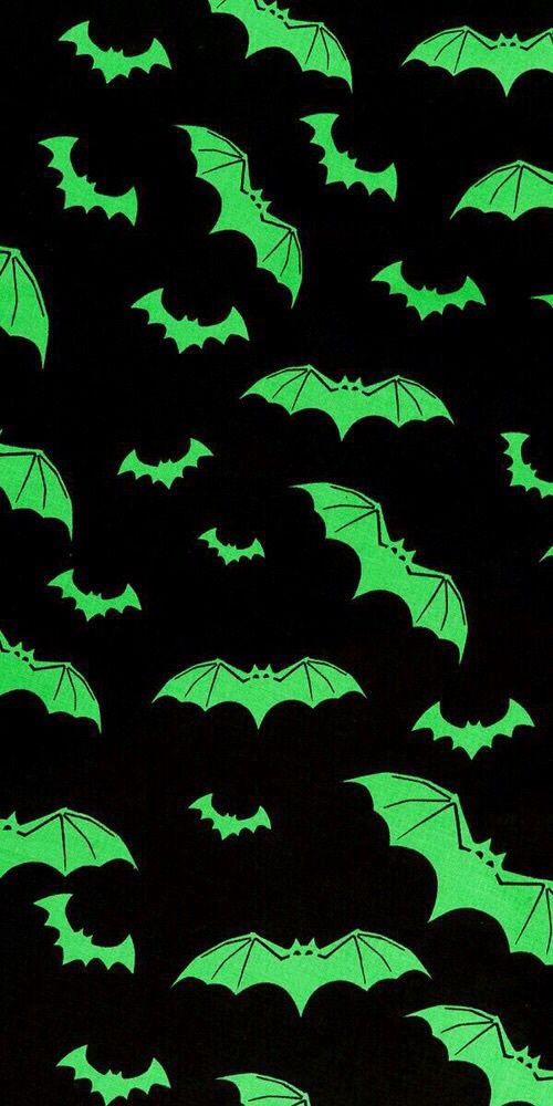 Halloween Iphone Wallpaper Bats - HD Wallpaper 