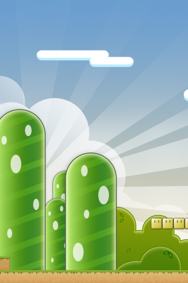 Mario World Background - HD Wallpaper 