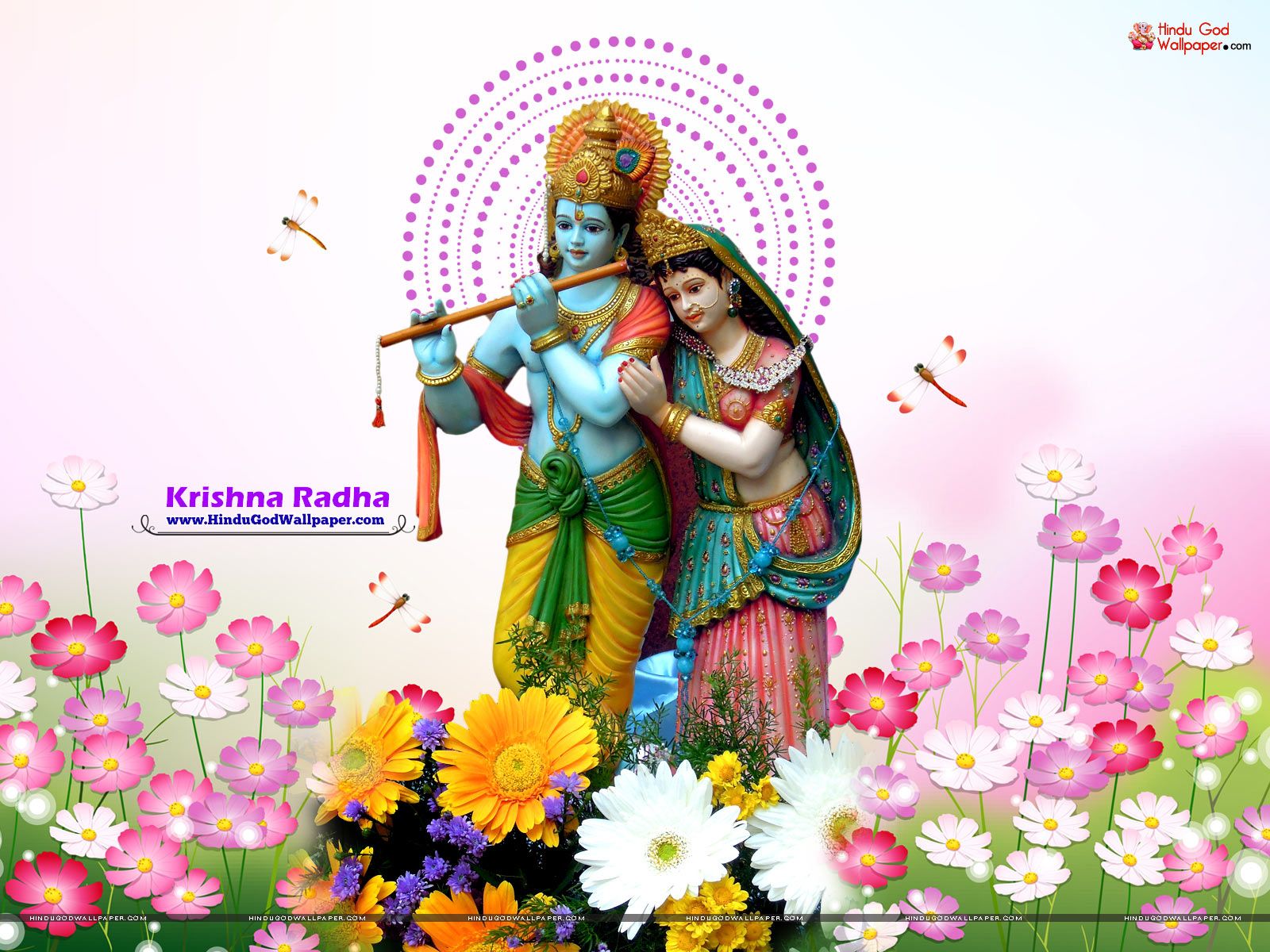 Lord Krishna And Radha Murti - HD Wallpaper 