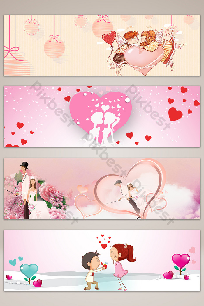 Latar Belakang Poster Banner Pameran Pernikahan Manis - Wedding Vector - HD Wallpaper 