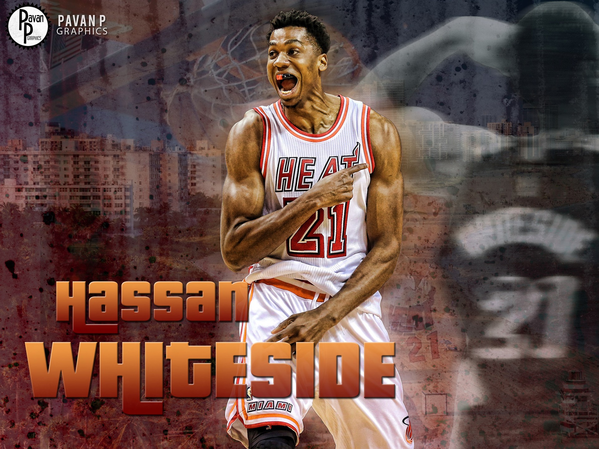 Hassan Whiteside - HD Wallpaper 