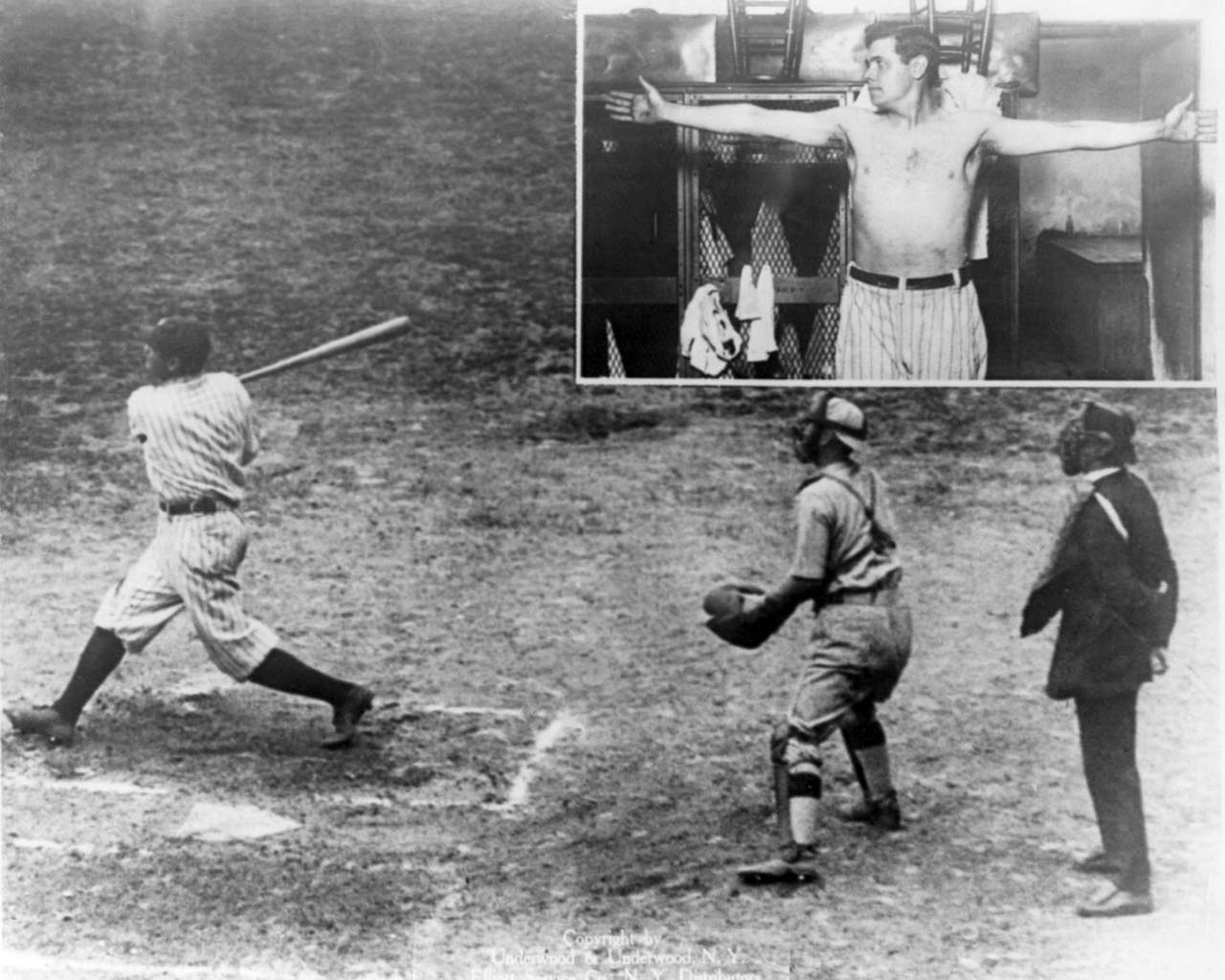 Babe Ruth Photo - Babe Ruth No Shirt - HD Wallpaper 