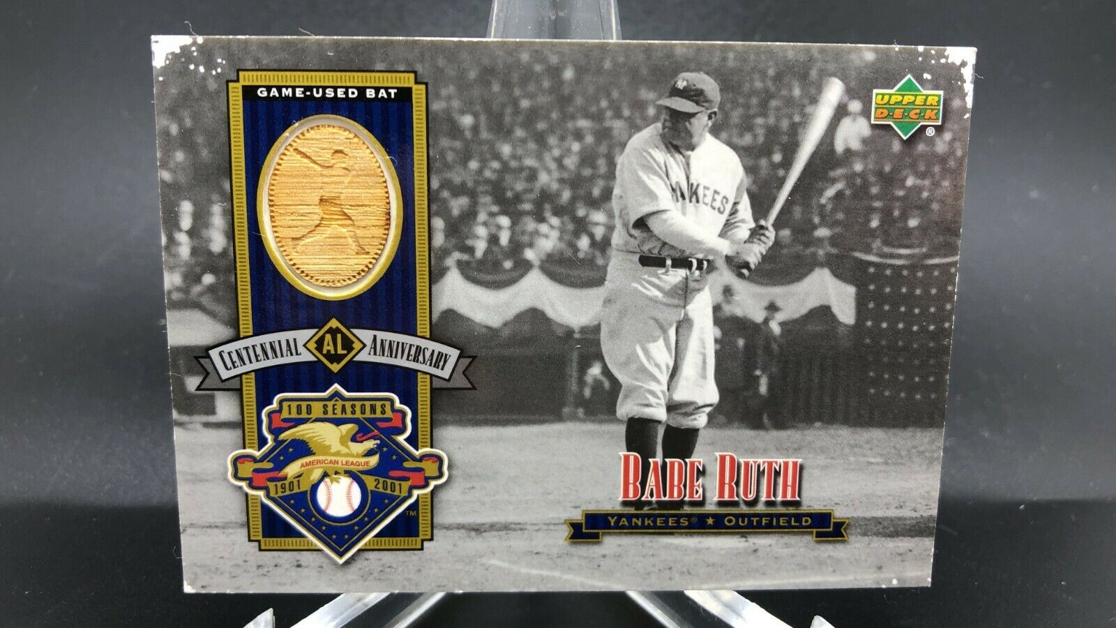 Babe Ruth Upper Deck Bat - HD Wallpaper 