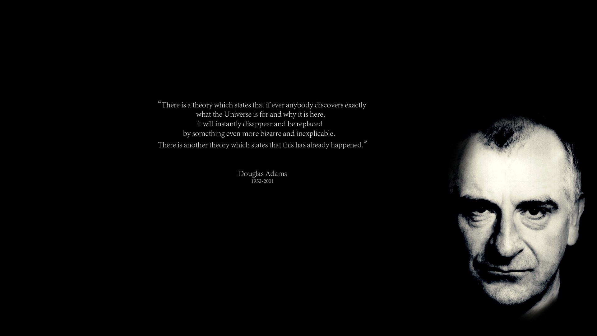 Douglas Adams - HD Wallpaper 