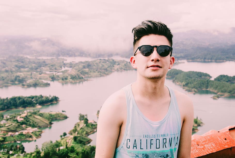 Guy, Nature, Glasses, Nice, Cool, Young Men, Young - Vacation - HD Wallpaper 