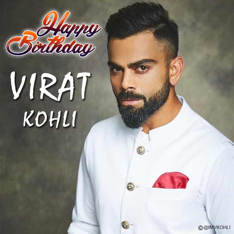 Happy Birthday Virat Kohli Image2 - Virat Kohli - HD Wallpaper 