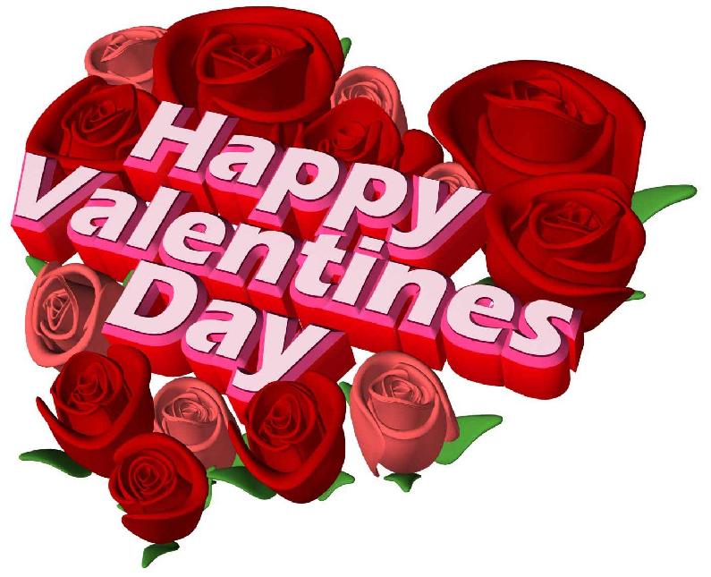 Happy Valentines Day Clipart - Happy Valentine Day Hearts - HD Wallpaper 