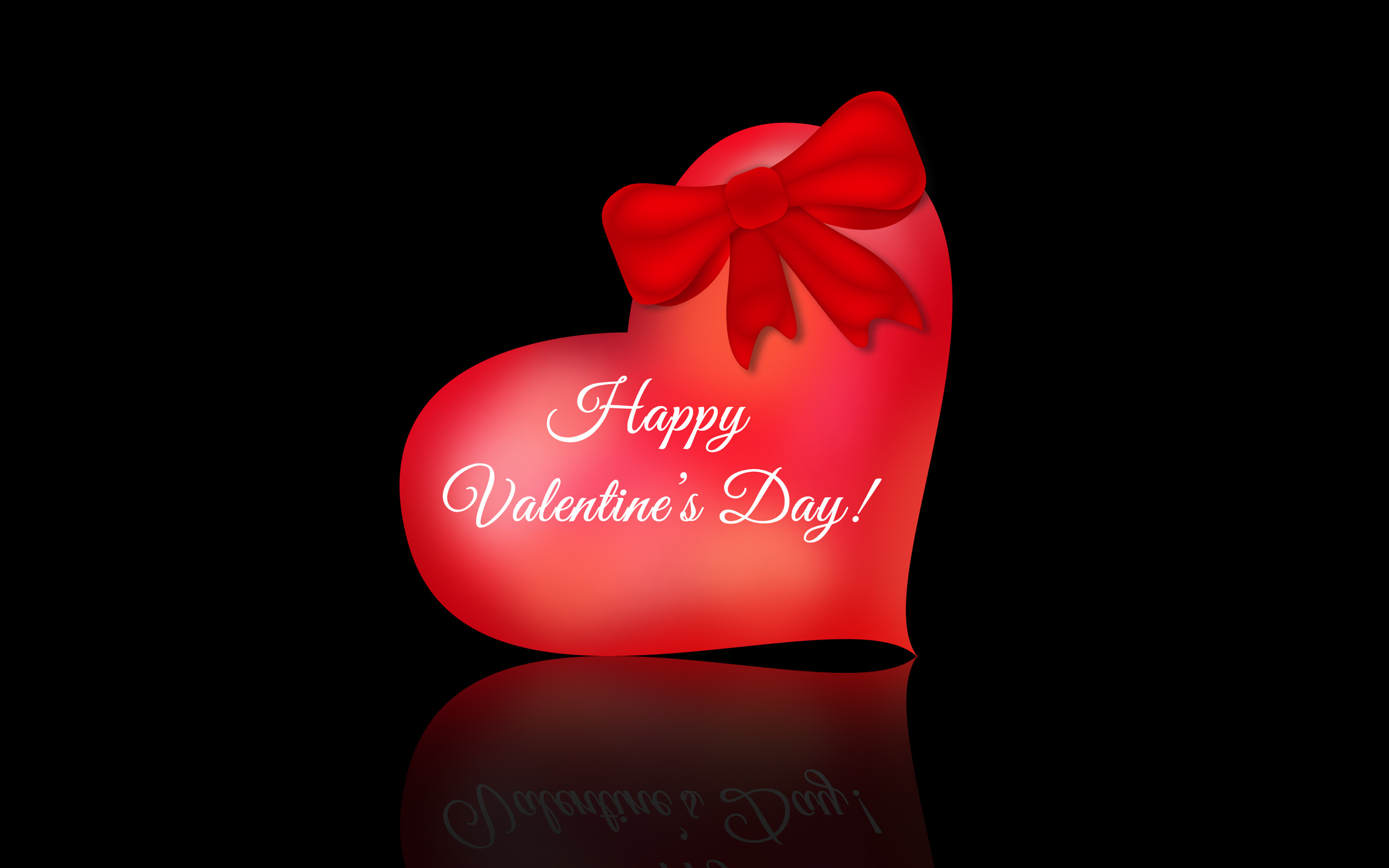 Happy Valentine Day Black - HD Wallpaper 