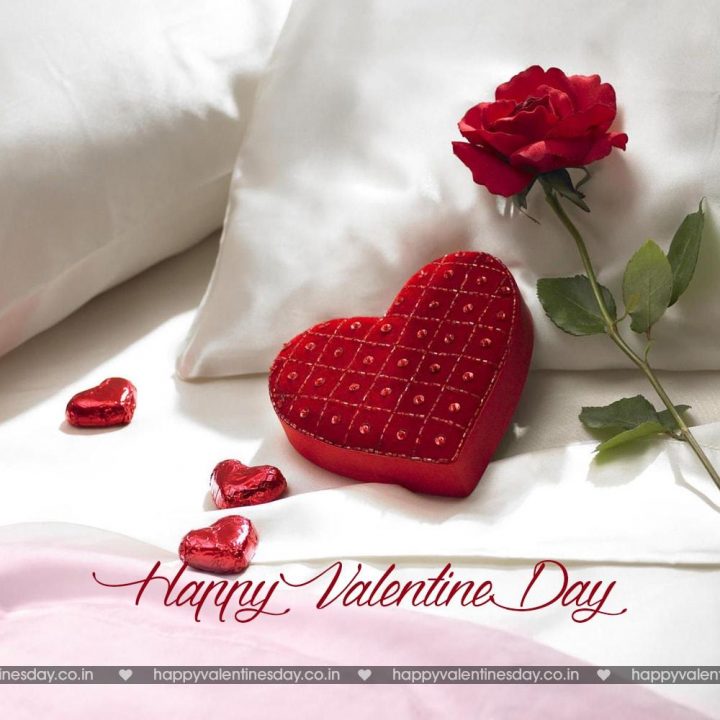 Valentine Day Messages Happy Valentines Day Images - Hearts And Roses - HD Wallpaper 