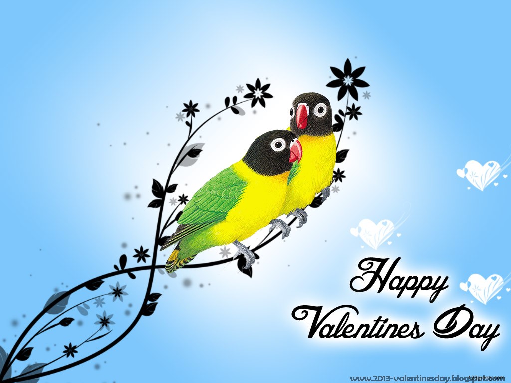 Beautify Bird Couple, Celebrate The Day - HD Wallpaper 