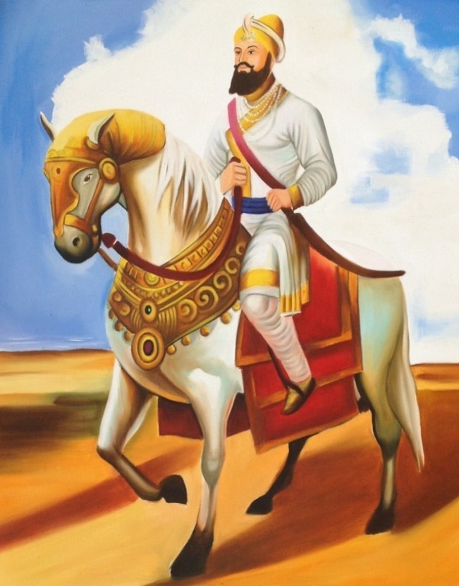 Guru Gobind Singh Ji On Horse - HD Wallpaper 