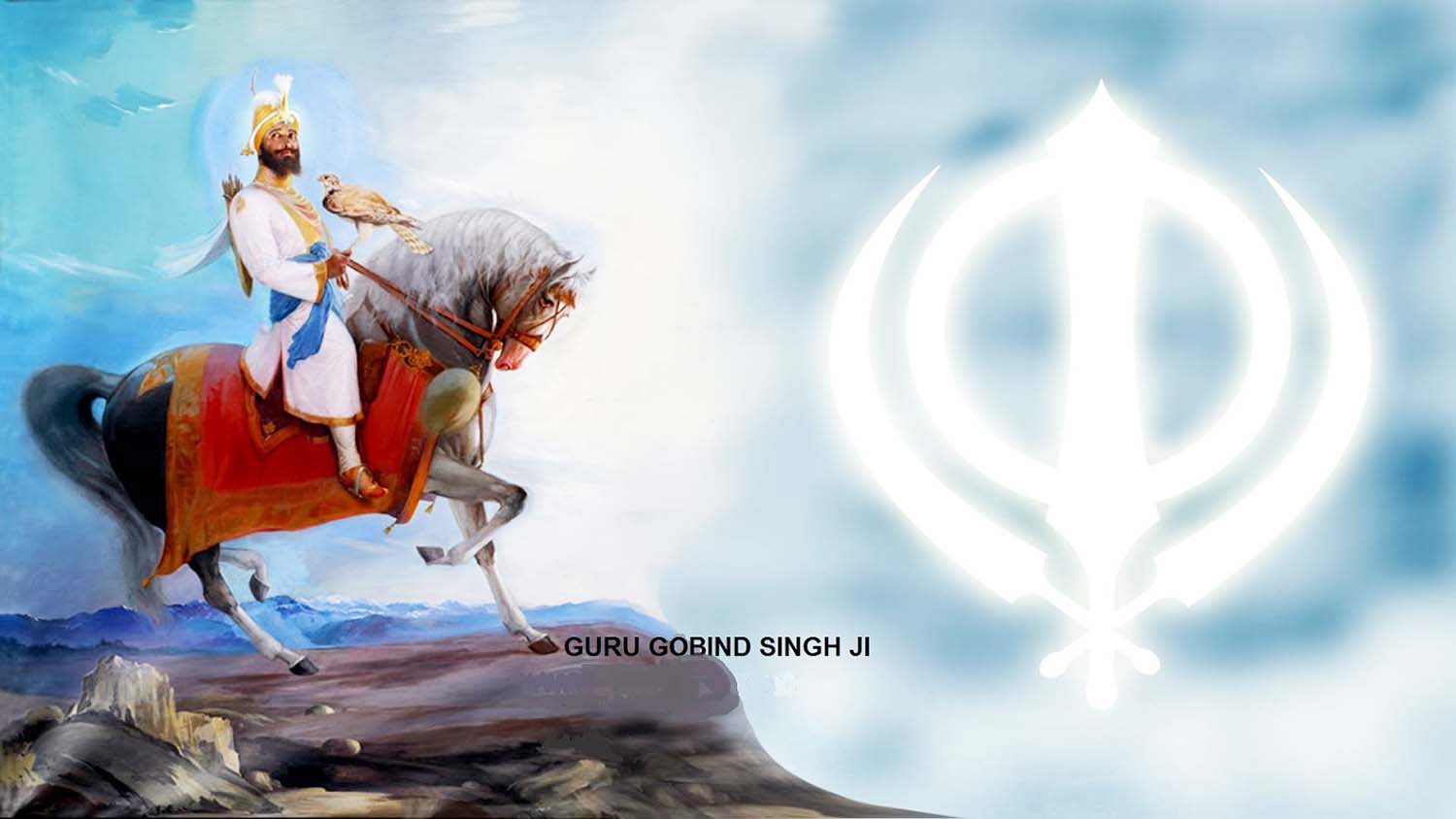 Images Of Guru Gobind Singh Ji Download - Guru Gobind Singh Ji On Horse - HD Wallpaper 
