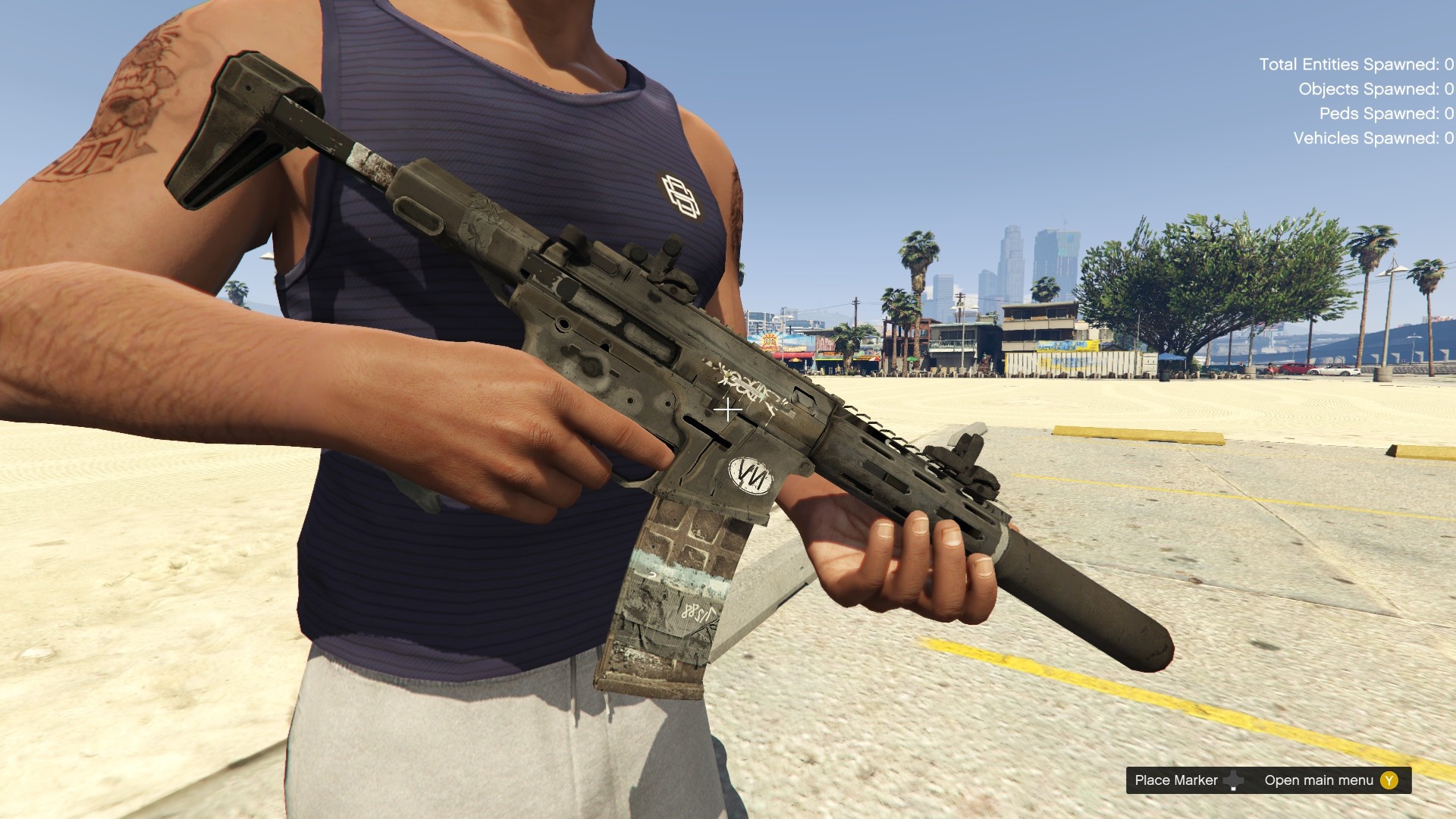 Honey Badger Gun Gta - HD Wallpaper 