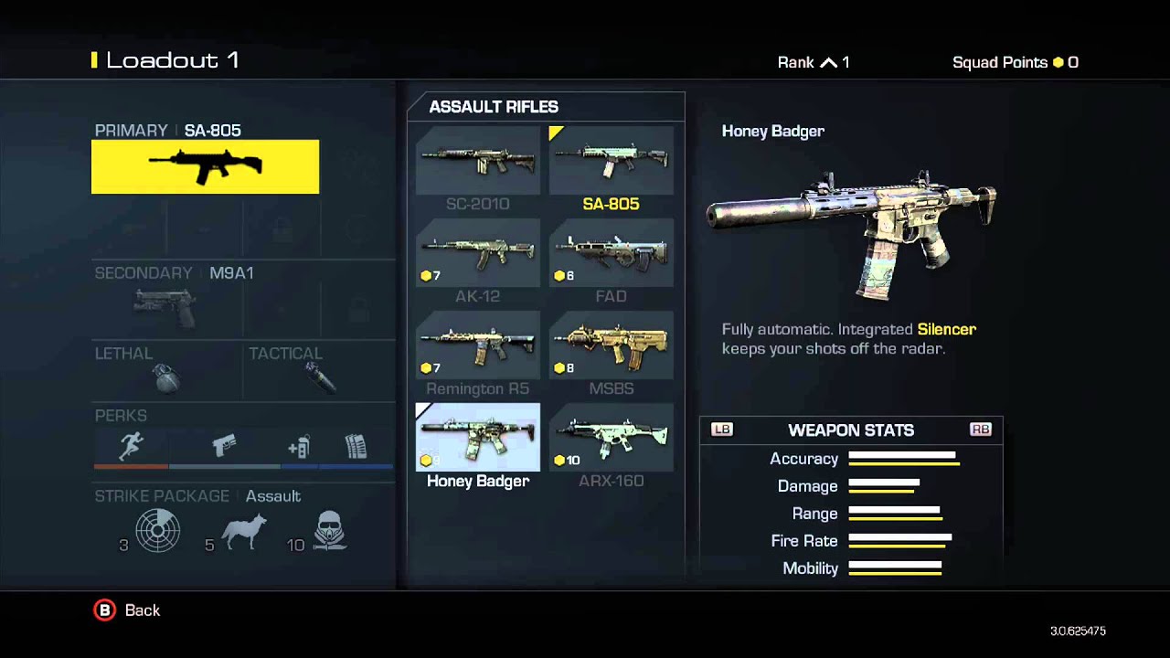 Honey Badger Weapon Cod Ghosts - HD Wallpaper 