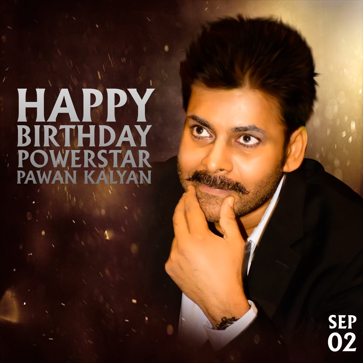 Happy Birthday Power Star Pawan Kalyan - HD Wallpaper 