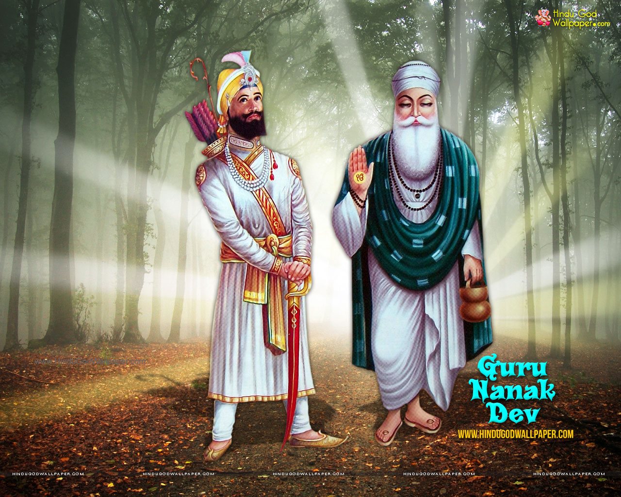 Best Pic Of Guru Nanak Dev Ji - HD Wallpaper 