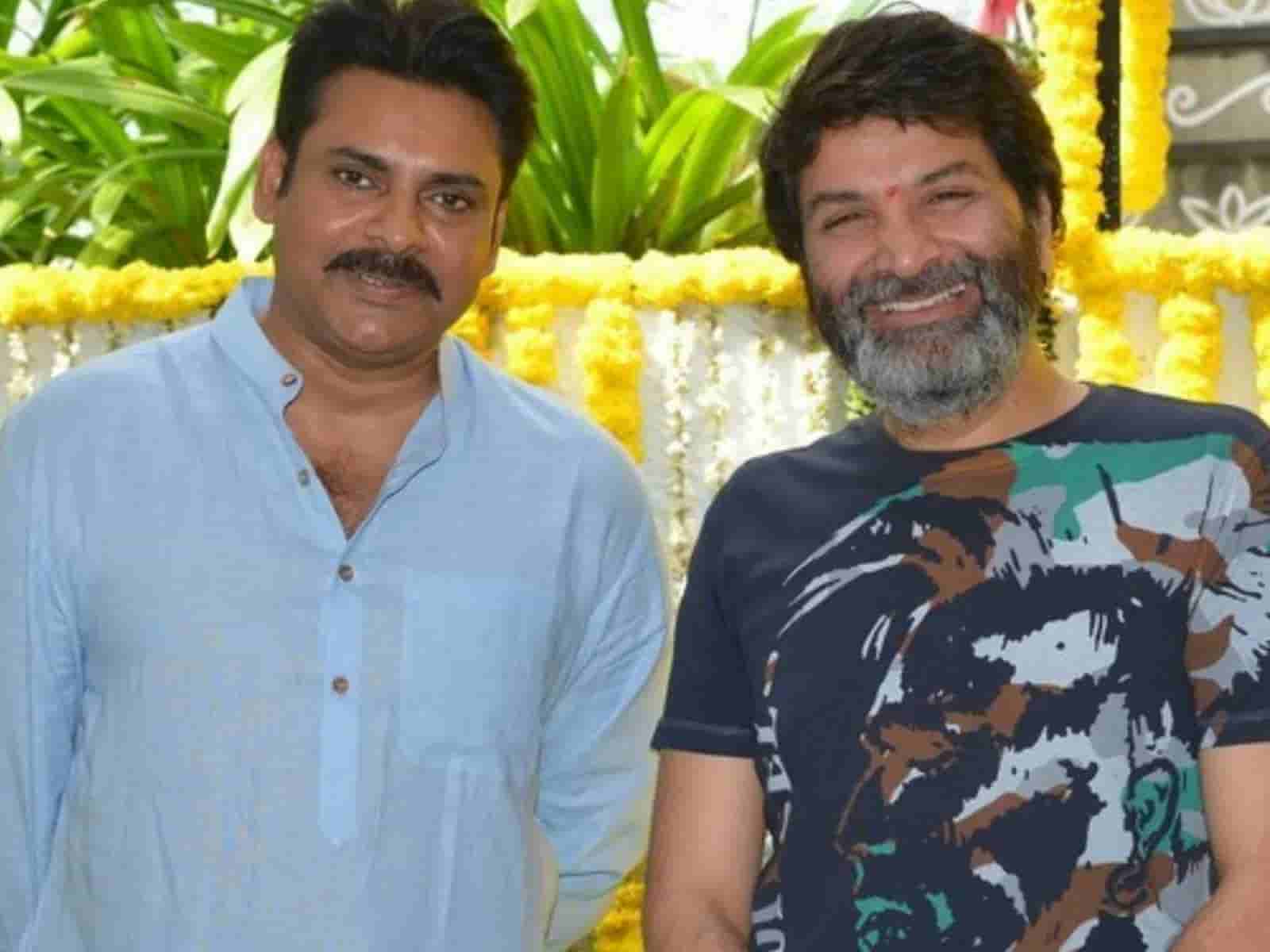 Pawan Kalyan With Trivikram - HD Wallpaper 