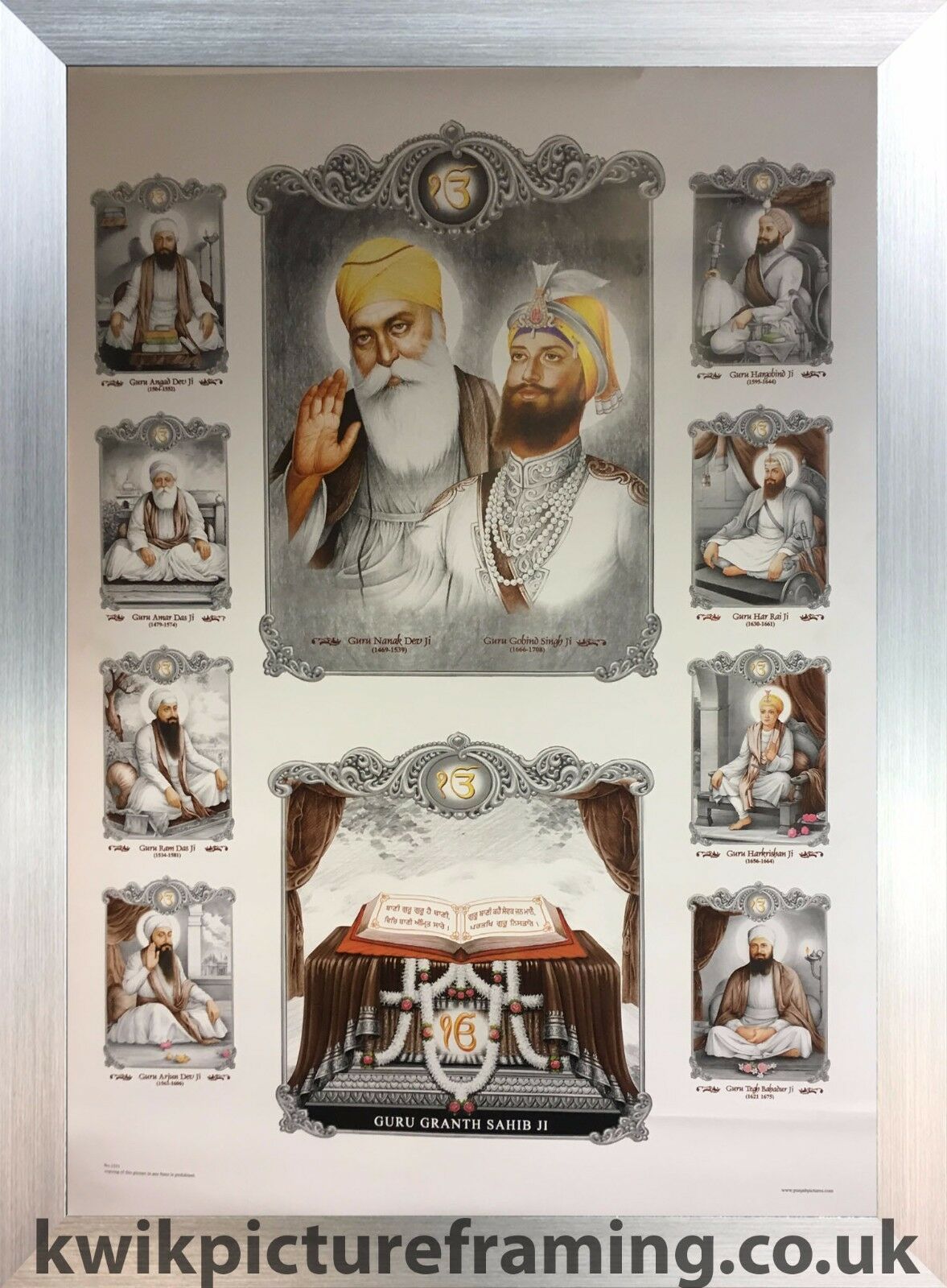 10 Gurus And Guru Granth Sahib Ji - HD Wallpaper 