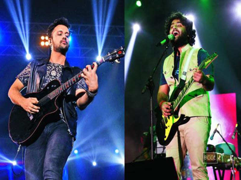  atif Aslam And Arijit Singh - Atif Aslam With Arijit Singh - HD Wallpaper 