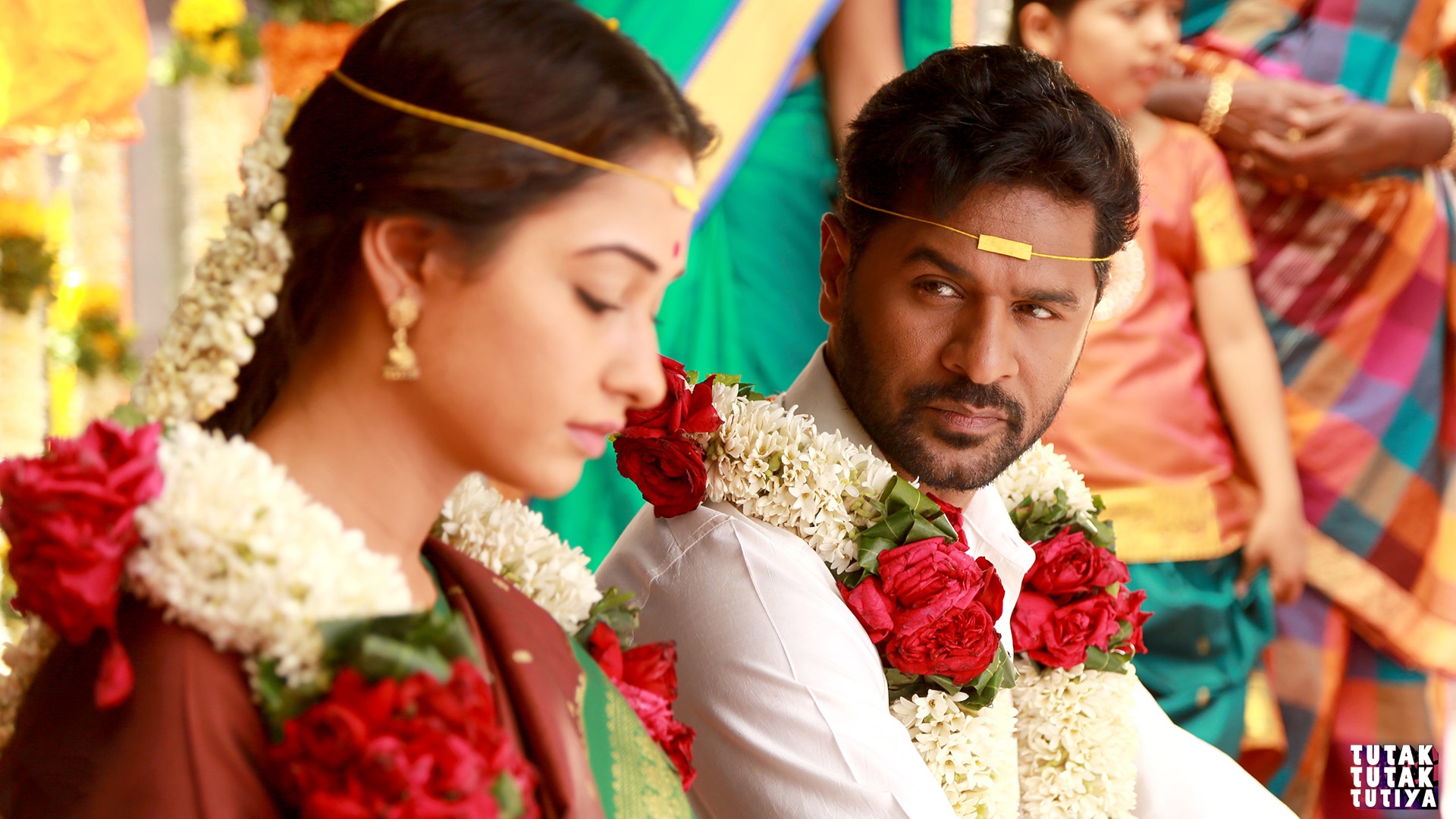 Tamannaah Bhatia And Prabhu Dheva In Tutak Tutak Tutiya - Prabhu Deva And Tamanna Movie - HD Wallpaper 