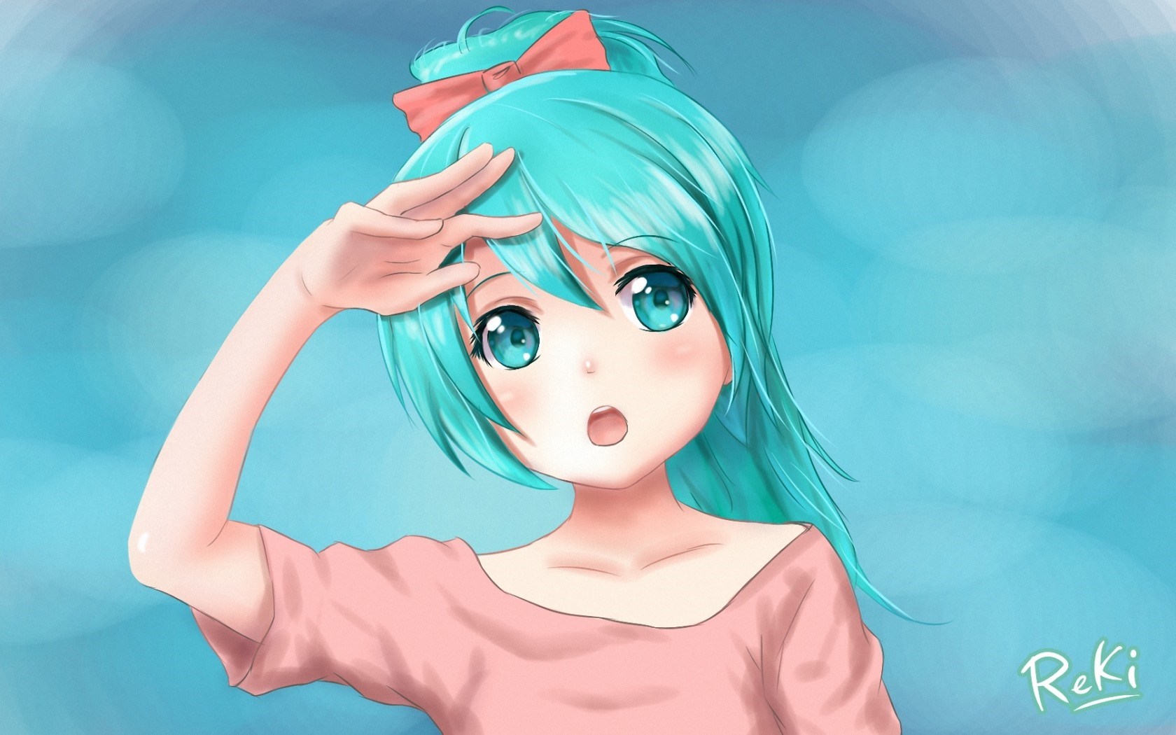 Art Vocaloid Hatsune Miku Girl - HD Wallpaper 