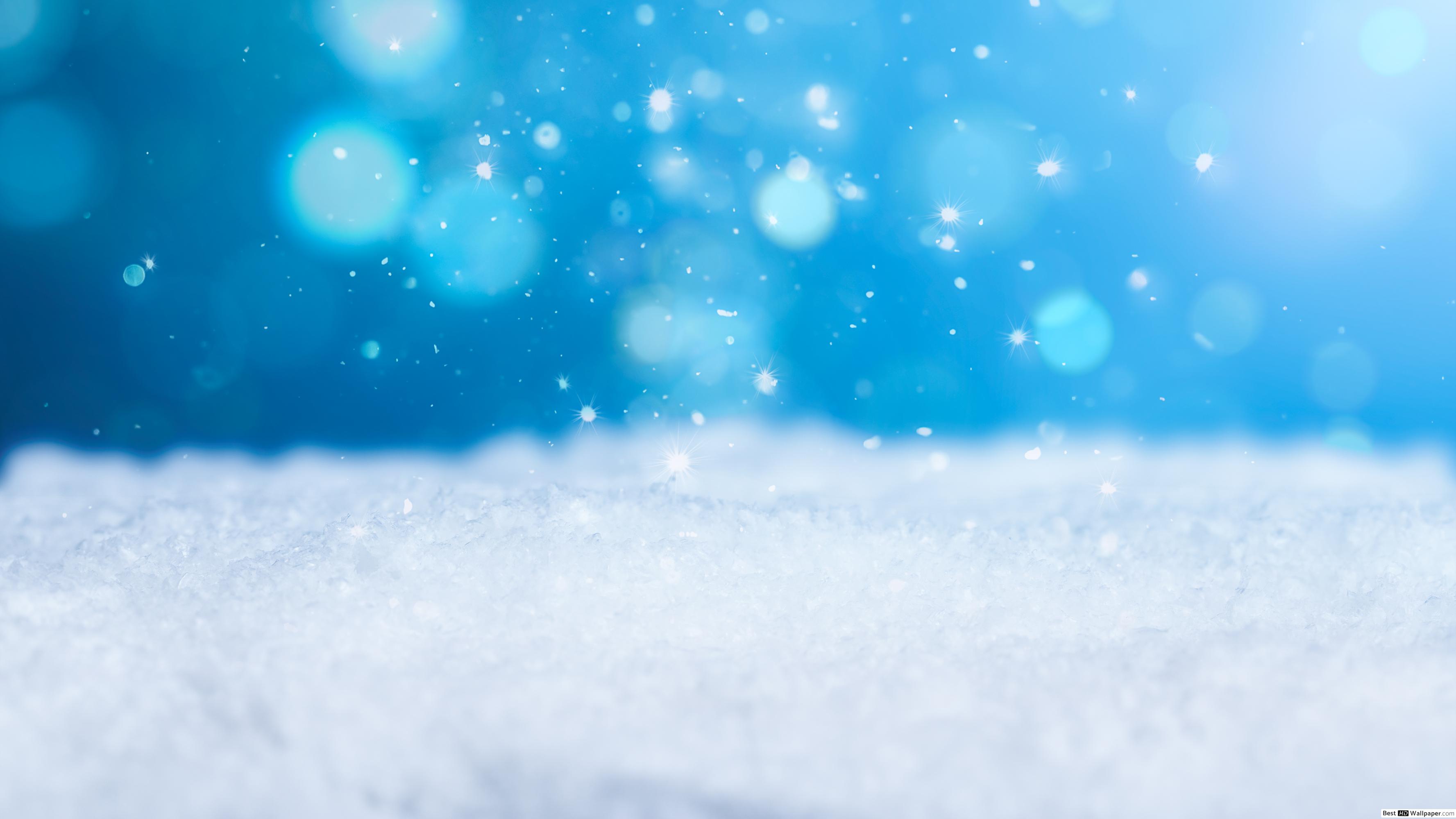 Christmas Snow Background - HD Wallpaper 